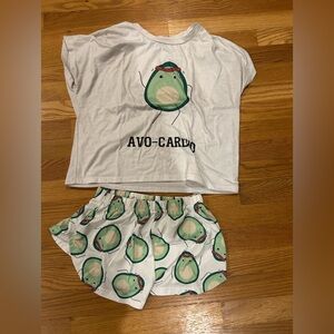 SHEIN Avo-Cardio Pajama Set